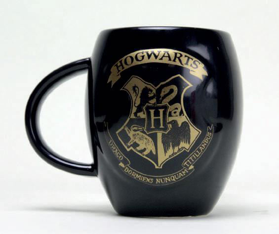 Taza Harry Potter Oval Hogwarts Gold 475 ml