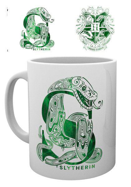 Taza Harry Potter Slytherin Monogram