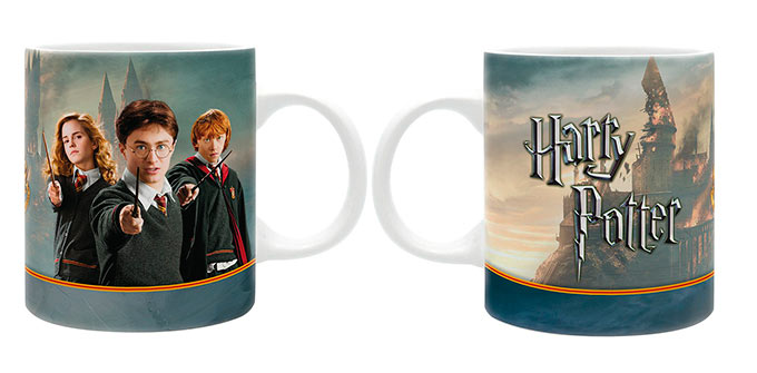Taza Harry Potter. Personajes y lucha final.