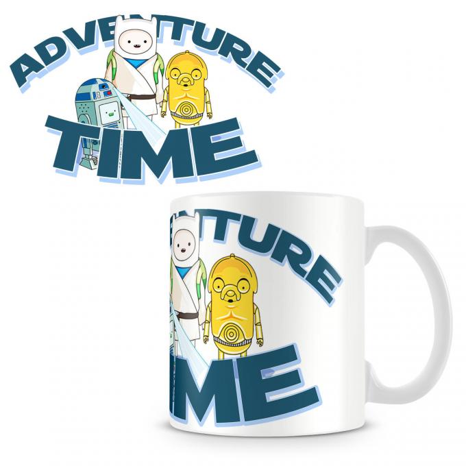 Taza Hora de Aventuras. Star Wars