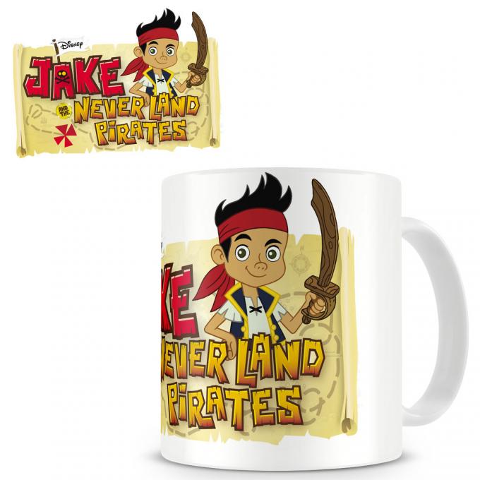 Taza Jake y los Piratas de Nunca Jamás. Logo