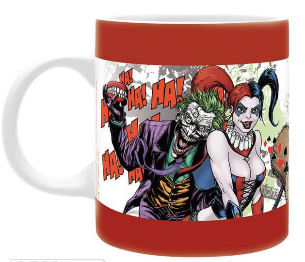 Taza Joker y Harley Quinn. Batman: Arkham Asylum