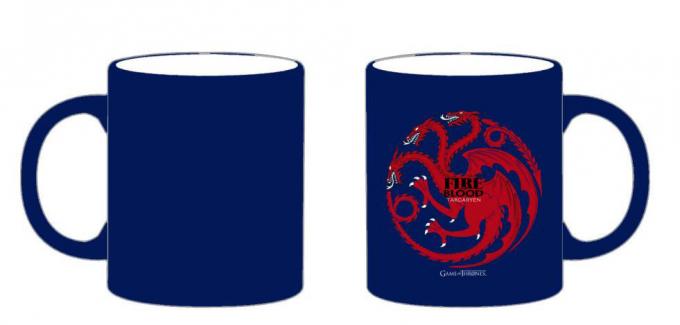 Taza Juego de Tronos. Casa Targaryen