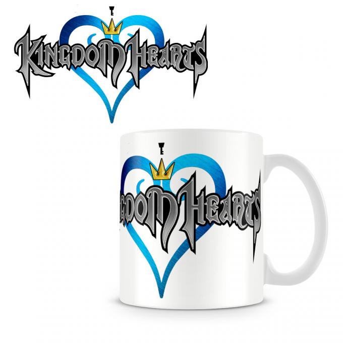 Taza Kingdom Hearts Logo