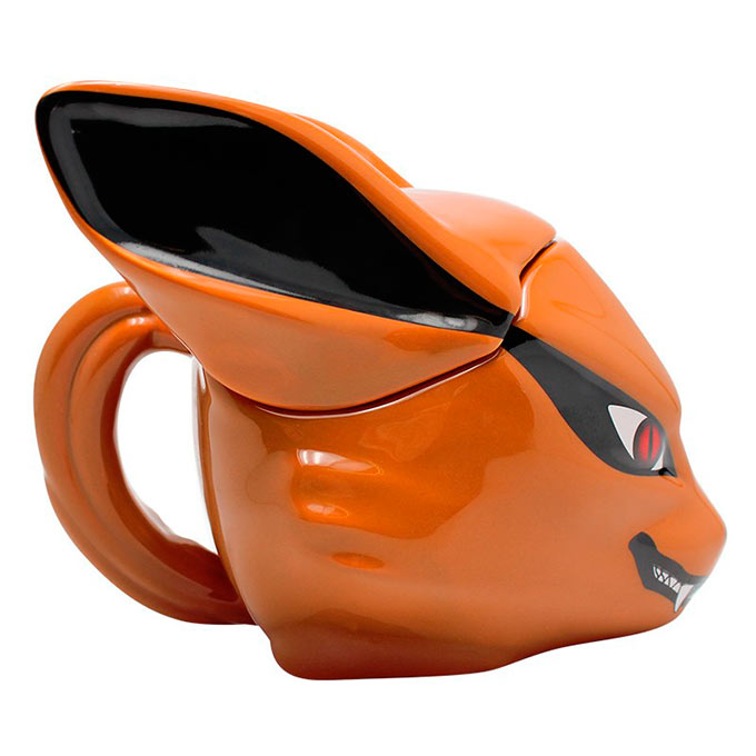 Taza Kyubi 3D cara. Naruto