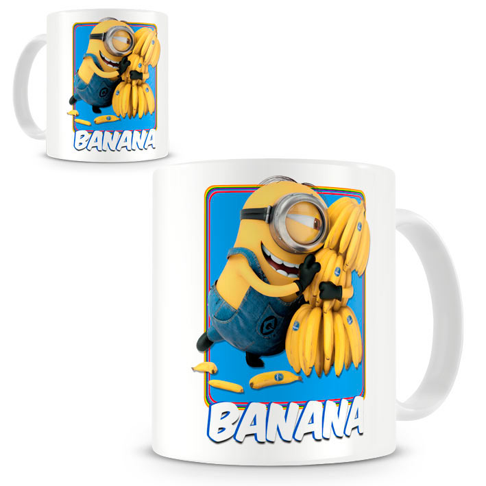 Taza Los Minions. I love bananas