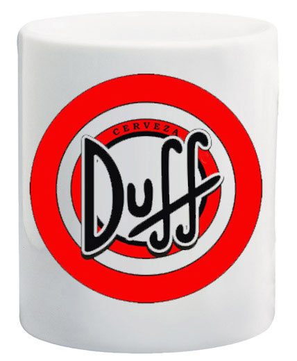 Taza Los Simpson. Duff Beer