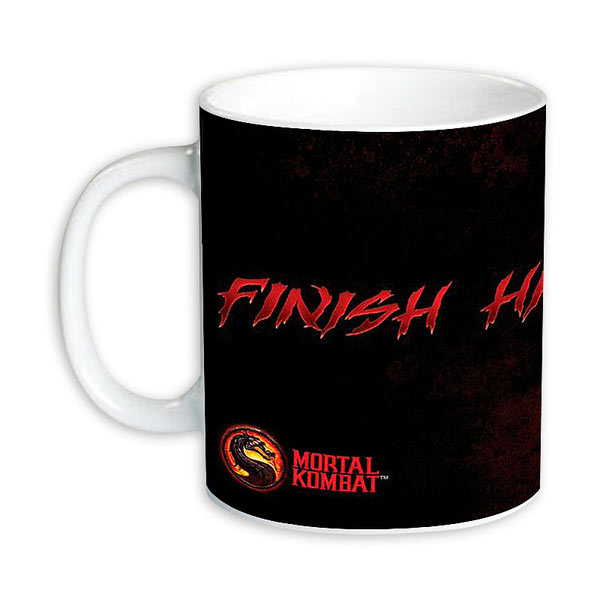 Taza Mortal Kombat. Finish Him