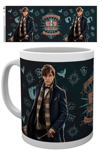 Taza Newt Scamander personaje. Animales fantásticos y dónde encontrarlos
