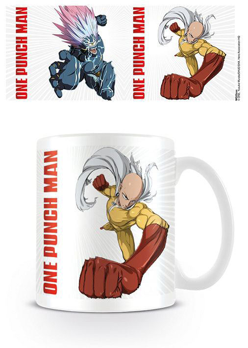 Taza One-Punch Man Saitama vs Boros