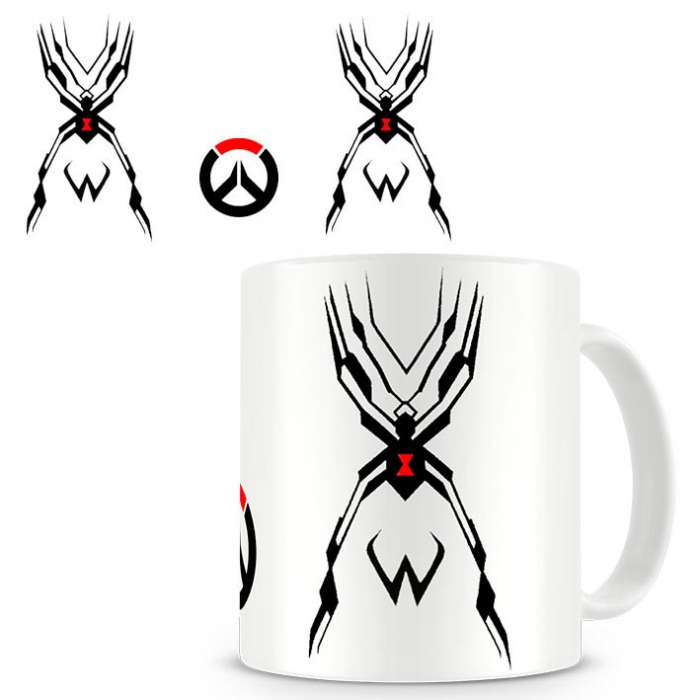 Taza Overwatch. Widowmaker tattoo