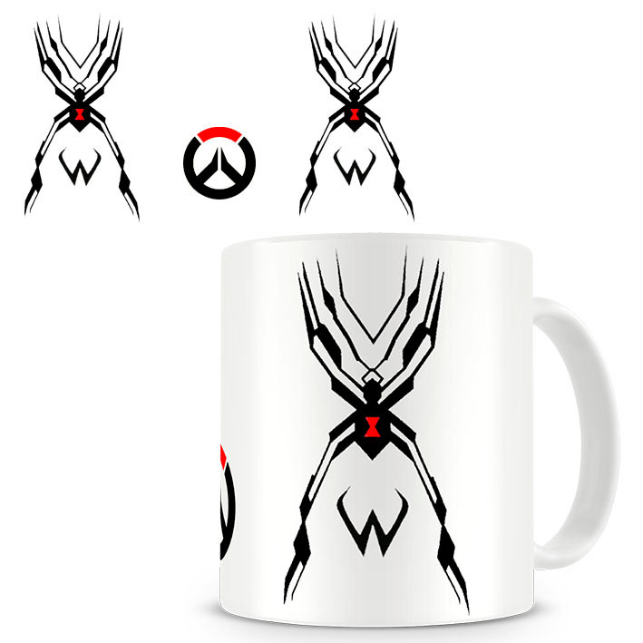 Taza Overwatch. Widowmaker tattoo