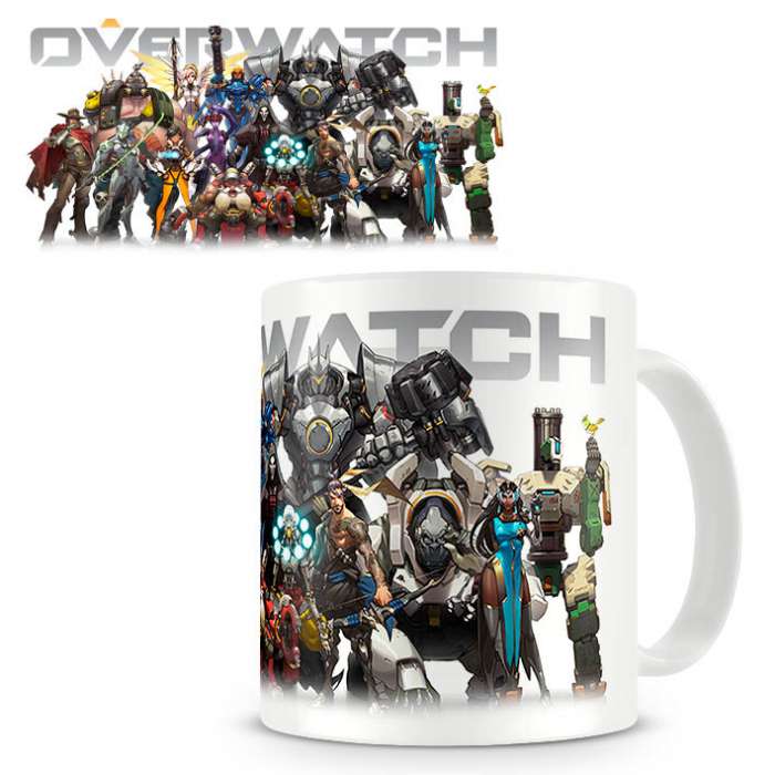 Taza Overwatch. personajes