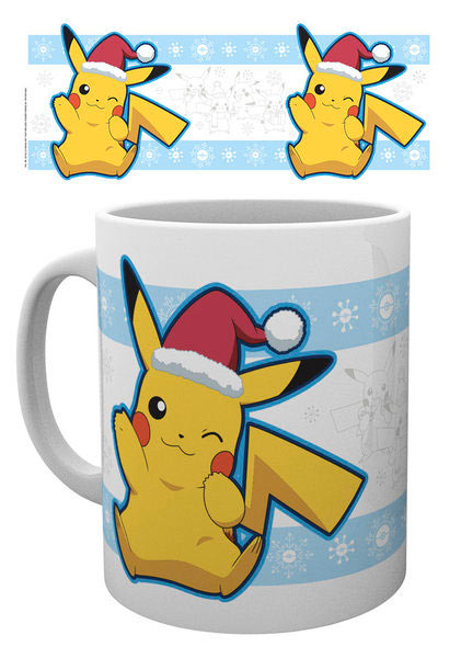 Taza Pikachu Santa. Pokémon. Gaya Entertainment
