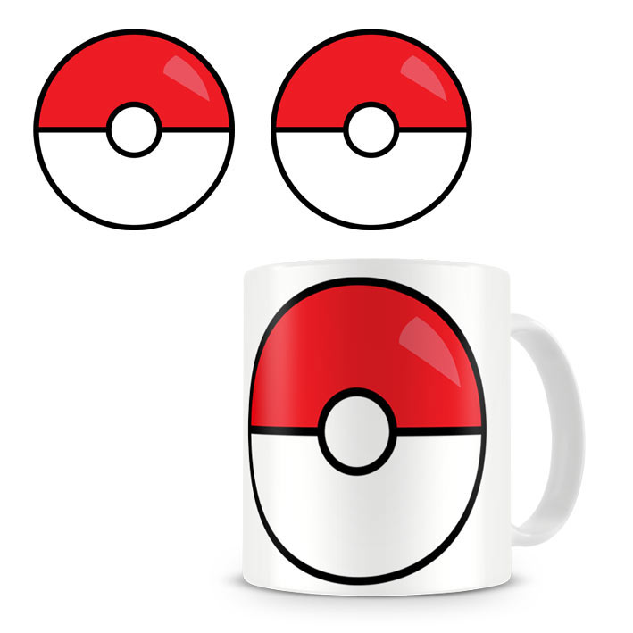 Taza Poke Ball. Pokemon