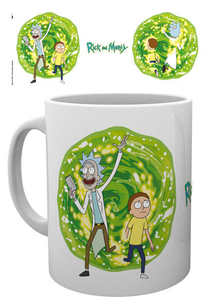 Taza Portal Rick y Morty. Pyramid International