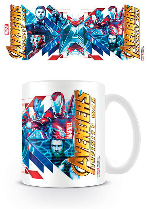 Taza Red Blue Assemble. Vengadores: Infinity War