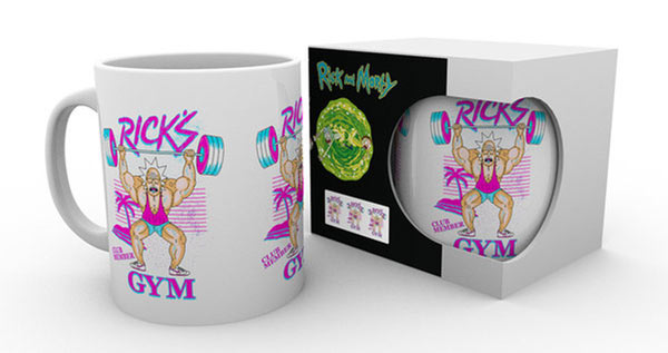 Taza Rick and Morty. Gym