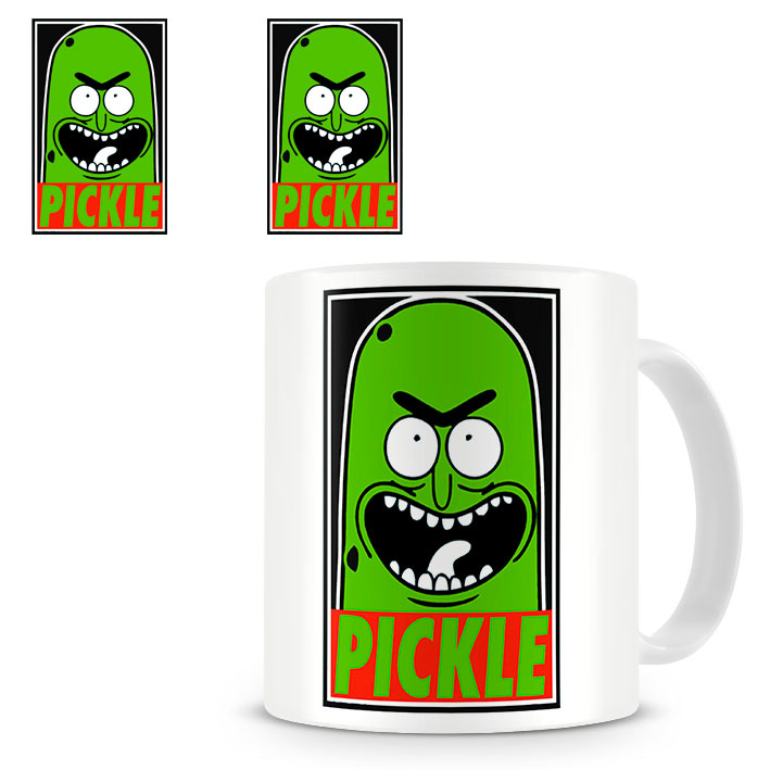 Taza Rick and morty. Pickle