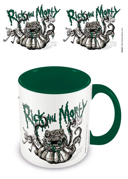 Taza Rick y Morty Coloured Inner Monster Troubles