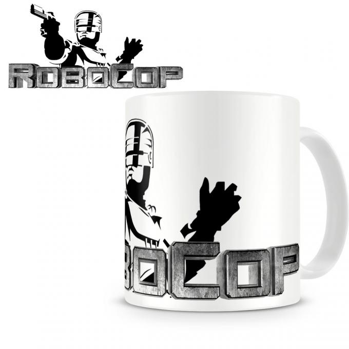 Taza Robocop 1987. Silueta