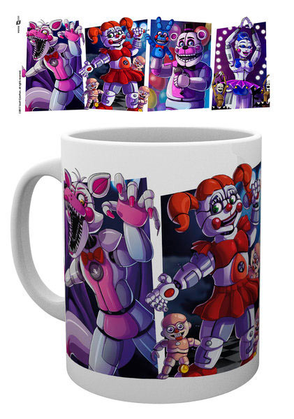 Taza Sister Location Characters. Five Nights at Freddy's