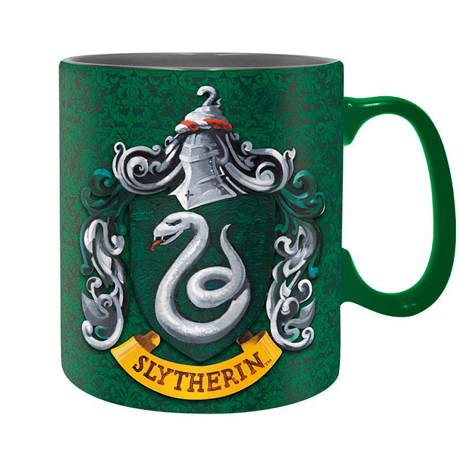 Taza Slytherin Harry Potter. Emblema y definición