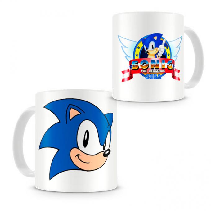 Taza Sonic the Hedgehog. Sega