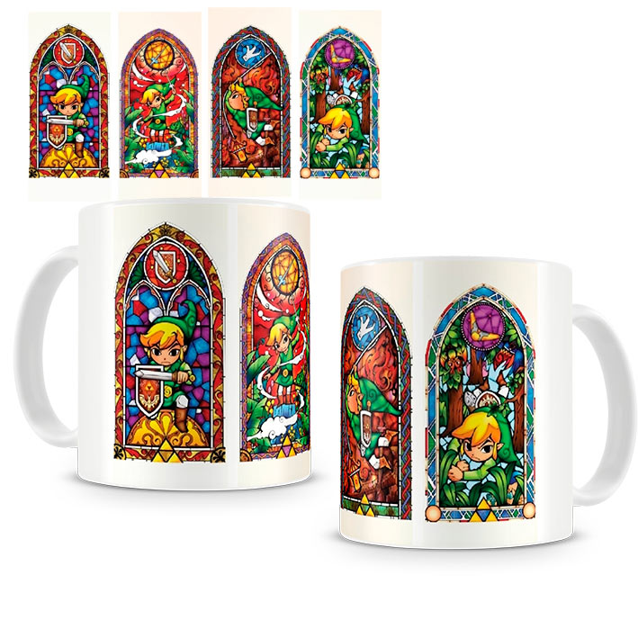 Taza Stained Glass. The Legend of Zelda: The Wind Waker