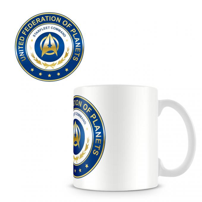 Taza Star Trek. Federación de Planetas Unidos