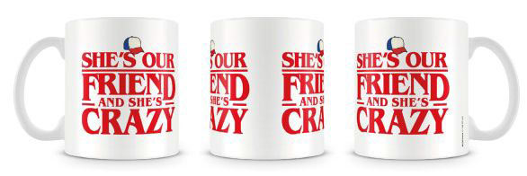 Taza Stranger Things She's Our Friends