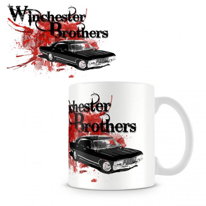 Supernatural Winchester Brothers Impala Reusable Grocery Tote Bag - Official Merch - View #6