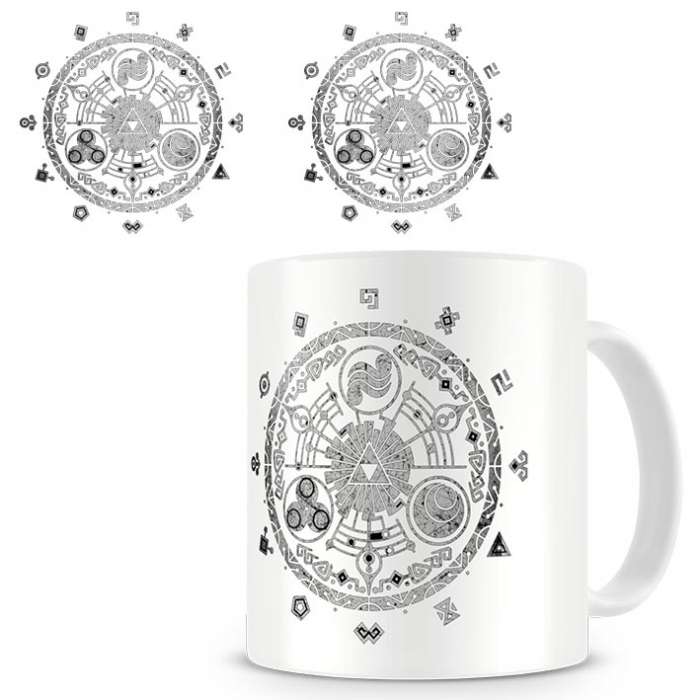 Taza The Legend of Zelda. Mapa Dorado