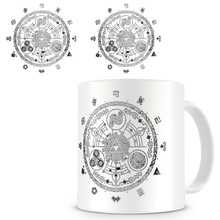Taza The Legend of Zelda. Mapa Dorado