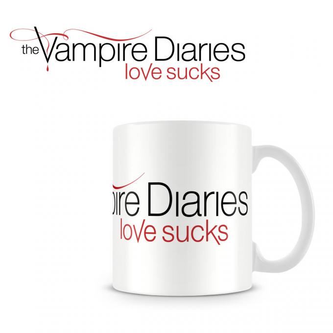 Taza The Vampire Diaries. Logo