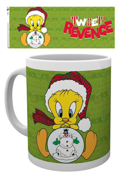 Taza Tweety Christmas. Looney Tunes