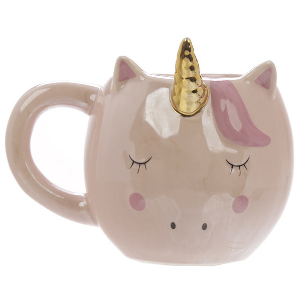 Taza Unicornio 3D Modelo Rosa