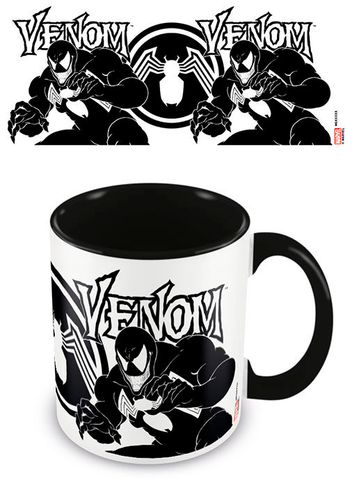 Taza Venom (2018) Coloured Inner Black and Bold. Marvel Comics