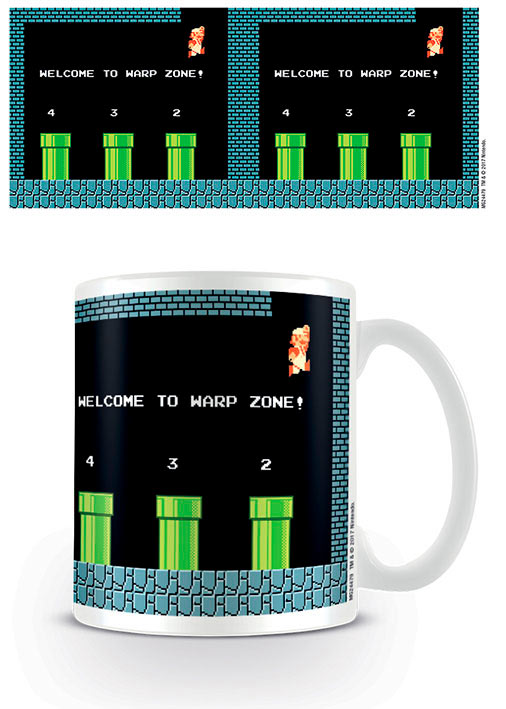 Taza Warp Zone. Super Mario Bros