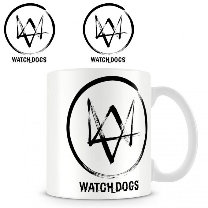 Taza Watch Dogs. Logo