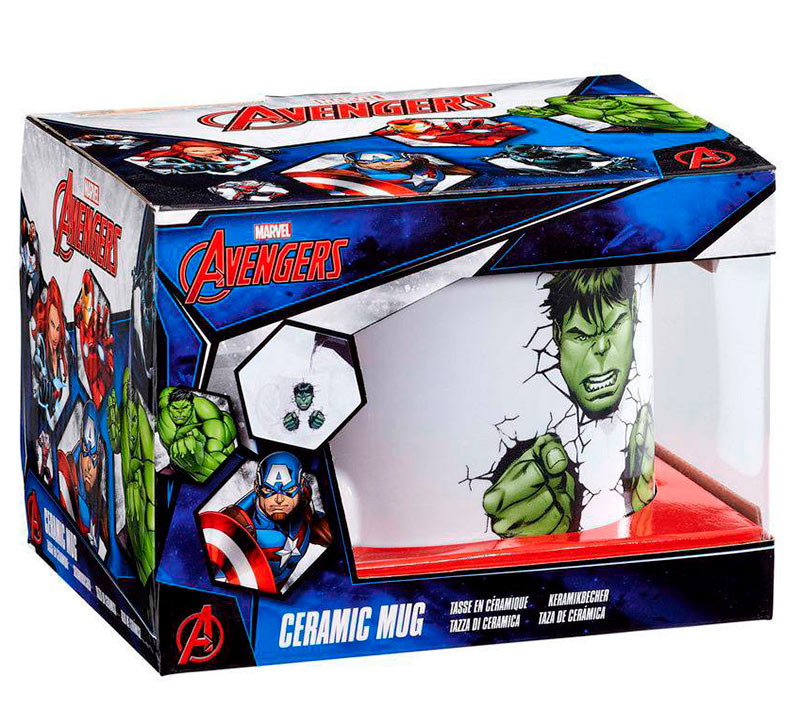Taza XL Hulk. Marvel Cómics
