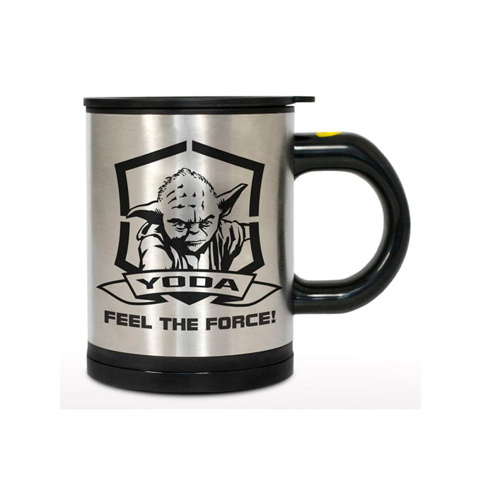 Taza autoremovible Yoda. Star wars