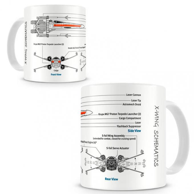 Taza caza X-Wing Starfighter