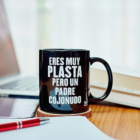 Taza con mensaje Eres muy plasta