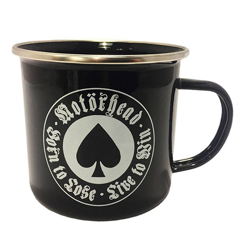 Taza de metal Motörhead. Born To Lose. Modelo 2