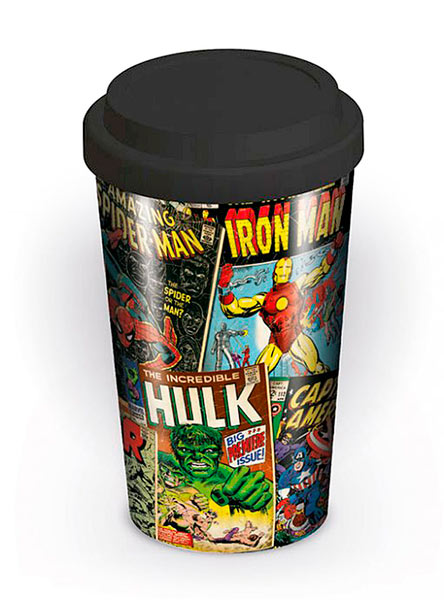 Taza de viaje Marvel Comics