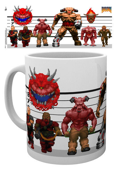 Taza enemigos. Doom. Gaya Entertainment