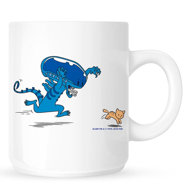 Taza lindo gatito. Alien