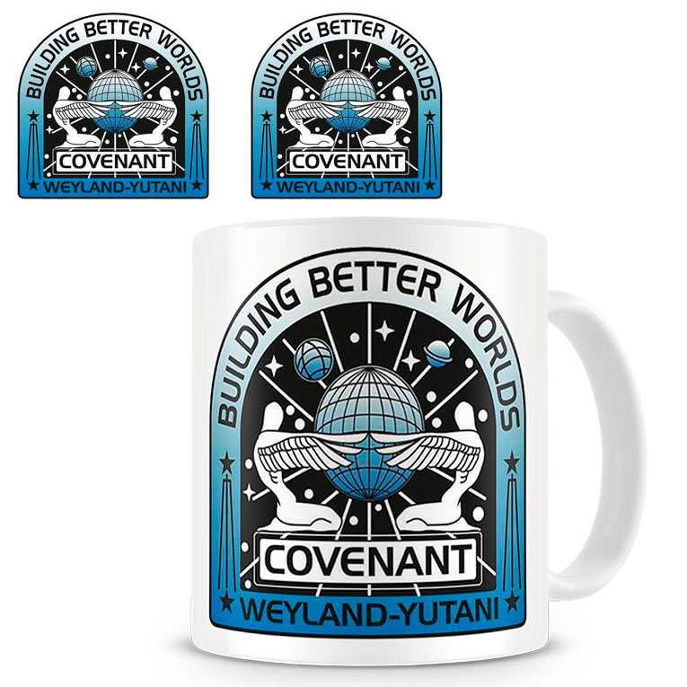 Taza logo Covenant. Alien