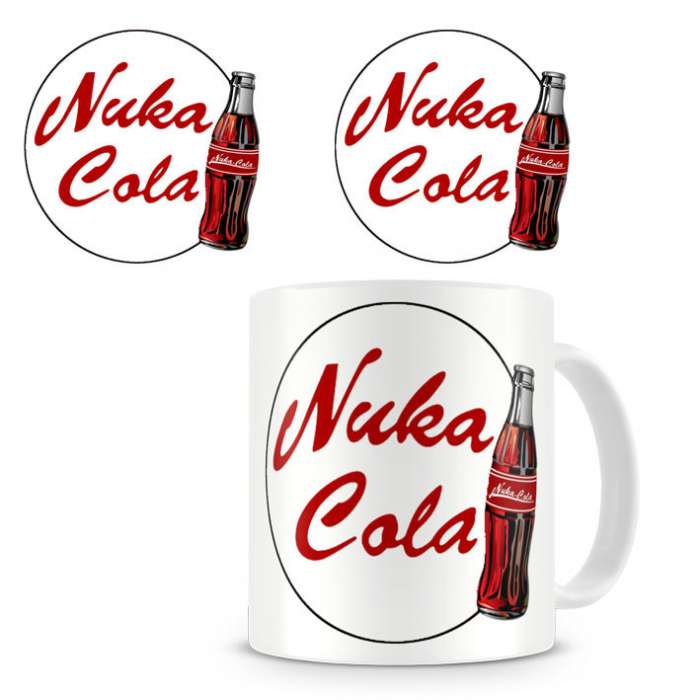 Taza logo Nuka Cola
